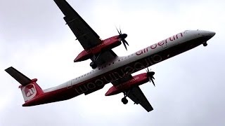 Air Berlin Landing at Nuremberg GoPro HD