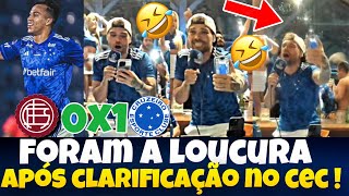 😂REAÇÃO DIOGO MEDEIROS FOI A LOUCUR E CRUZEIRENSES VITÒRIA 1x0 CRUZEIRO X LANÚS