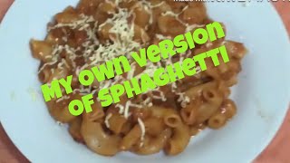 My own version of sphaghetti 🍝 🍝(Vlog#71)