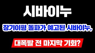 "장기이평 돌파가 예고된 시바이누, 대대폭발 전 마지막 기회?"