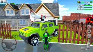 Car Driving and Ride in a Train - Rope Frog Ninja Sim - Android Gameplay