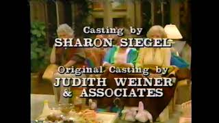 The Golden Girls on Lifetime End Credits October 1998