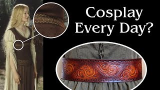 Everyday Cosplay - I made a leather belt inspired by EOWYN in Lord of the Rings