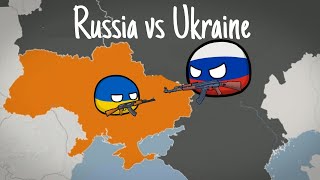 Countryball Russia vs Ukraine war