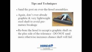 Basics of Shaft Abrasion 4 of 5