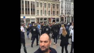 UEFA Euro 2016 - French riots police try to calm Ukraine and Germany hooligans