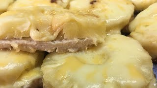 Праздничное мясо свинина с ананасами