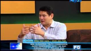 Sen. Teofisto “TG” Guingona III Truth Commission (Feb 06, 2015)