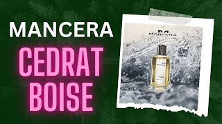 Mancera Cedrat Boise fragrance review