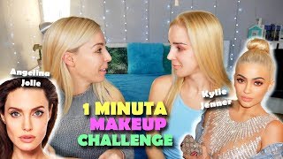 1 MINUTA MAKEUP CHALLENGE 💋💄 Kylie Jenner, Angelina Jolie