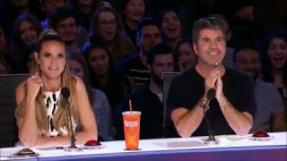 America's Got Talent 2017 Daniel Ferguson hilarious Impression of Simon Cowell