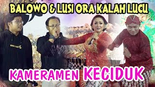 LUSI BRAHMAN & BAMBANG BALOWO ORA KALAH LUCU! TUKANG SHOTING KECIDUK