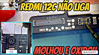 Xiaomi Redmi 12c Molhou e não liga | Como Resolver passo a passo