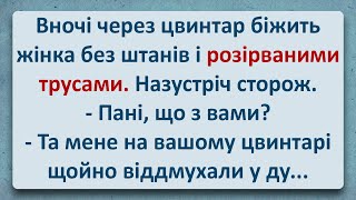 💠 Жінка Вночі Бігла Через Цвинтар і Роздела Труси! Українські Анекдоти та Українською! Епізод #358