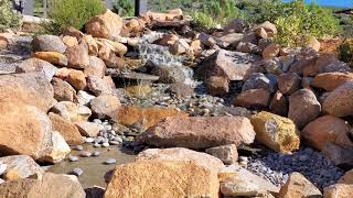 Waterfall at our Julian Cabin