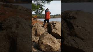 St Nora Lake Leslie M Frost Center #hiking #hikingtrails #ontariohikingtrails