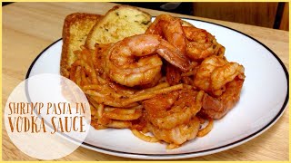 Shrimp Pasta in Vodka sauce