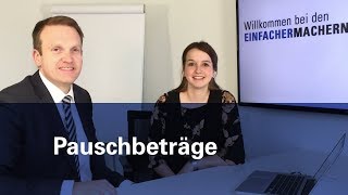 Pauschbeträge in der Einkommensteuererklärung | deimel FACHGESPRÄCH