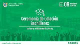 Ceremonia de Colación de Bachilleres