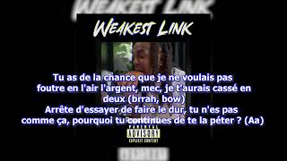 Chris Brown - Weakest Link (Quavo Diss) Traduction Française (Lyrics)