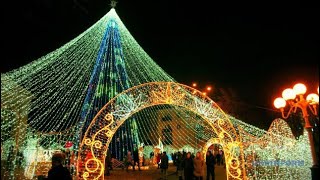 Very huge chrristmas tree (30meter)in Kiev ukraine.#merrychristmas 2021