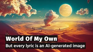 World Of My Own - But every lyric is an AI generated image