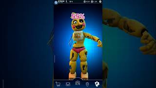 fnaf Toy Chica 100%-6% Edit #fnaf #freddy #bonnie #chica #foxy #fnafedit #shorts