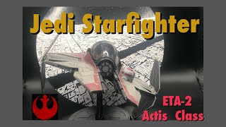 Star Wars Jedi Starfighter - ETA-2 Actis Class Interceptor (Clone Wars) / Stock racer - AMT 1/25