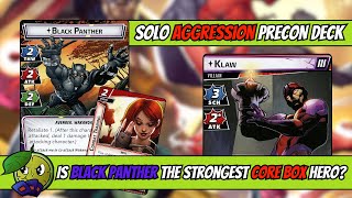 BLACK PANTHER  vs KLAW (Expert) - Solo Marvel Champions Gameplay Core Box Only