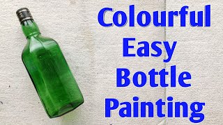 Bottle Art | Bottle Painting Ideas | Bottle Painting | Bottle Craft