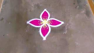 Aavani madham colour kolam designs|3dots ganesh chaturthi muggulu|vinayagar chaturthi colour rangoli