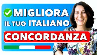 Grammatica Italiana! 🇮🇹 LA CONCORDANZA  + TEST - Utile per Cittadinanza #grammaticaitaliana #b1