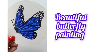 Butterfly painting🦋Very easy way for beginners.Try this if you boared. #art  #painting #easydrawing