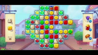 TOWNSHIP   Colorful Puzzle  Match -3  game level # 2186