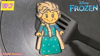 Easy Pancake Art : EP.7 Elsa Princess (Frozen Disney Movie) | LEMON Pancake