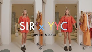 My SIR x YYC design collaboration!!  Part 01: 8 outfit ideas