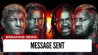 Romans Reigns Bad Blood Message