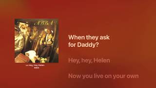 ABBA - Hey, Hey Helen (LYRICS)