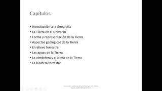 Introducción a la Geografía