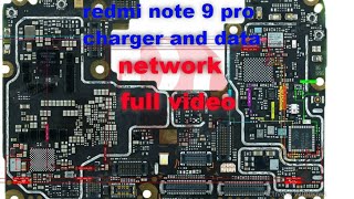 redmi note 9 pro charging and network full solution//schematic diagram redmi note 9 pro