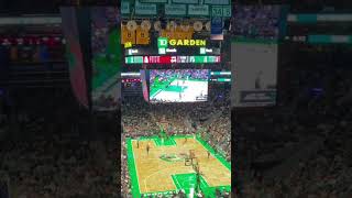 Celtics Game - Entering TD Garden Arena before and during the game