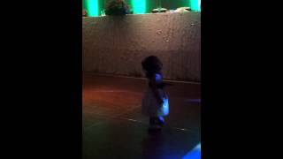 my baby daughter Madisyn dancin on the dance floor