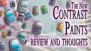 The new Contrast paints, testing them out and reviewing