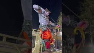 Grand Setup for Sri #Rama #Navami Shobha Yatra 2022 by Tiger Raja Singh at #Dhoolpet #trending