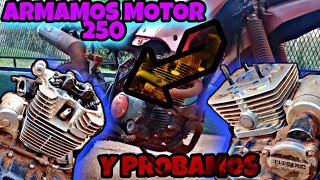 #2 ARMAMOS MOTOR MOTOMEL 250CC  COMO ARMAR CULATA [ CABEZAL ] VARILLERO  SEGMENTOS [AROS] NUEVOS