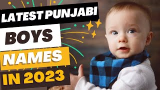 Latest Punjabi Baby Boys Names In 2023|| Boys Names With Meanings||@thenamehub