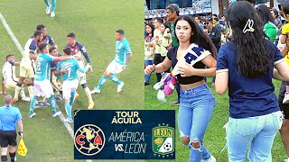 No vas a creer lo que pasó en el partido de América Vs León 5-2 | Tour Águila San Jose, California