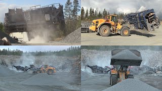 Volvo L260H | EC480E | Metso LT130E | Sandvik UH640 | MaskinMekano SV1202 Screener