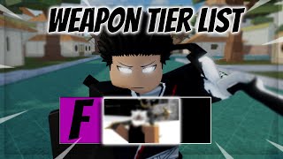 Type Soul ALL Weapons TIER LIST (All 3 Factions Weapons Ranked)