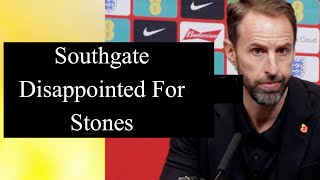 Southgate 'disappointed' for Stones - Football